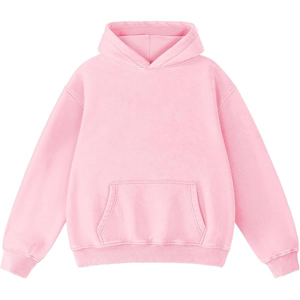 トップス MSCHF washed pink hoodie Port & Company Core Fleece Full Zip Hooded Sweatshirt-4XL